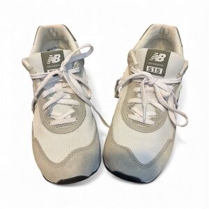 New Balance Green and White Sneakers